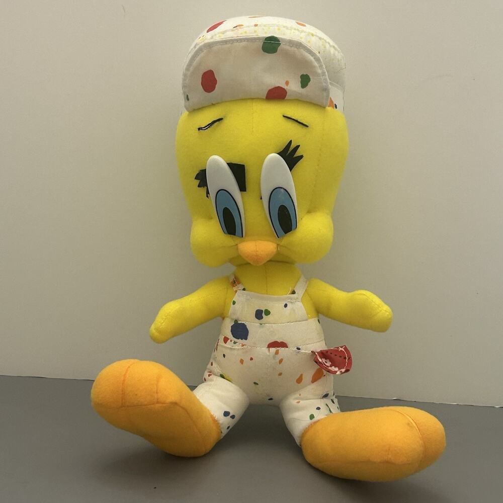 Tweety Bird Plush Toy 1998 Warner Bros Looney Tunes Ace Vintage